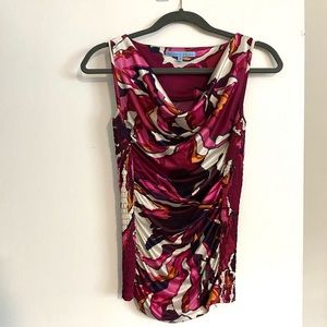 Floral Pront Antonio Melani Sleeveless Top